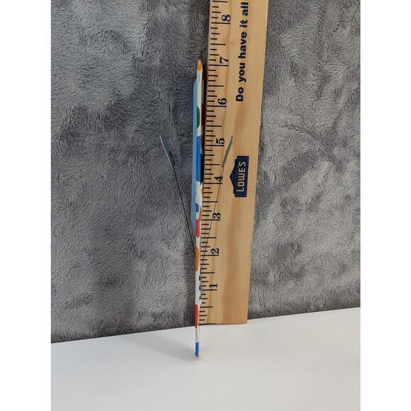 Vintage Polka Dot Noise Maker Party Clapper Metal Tin 7" - Picture 4 of 5